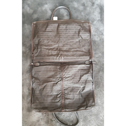 Giorgio Armani Travel bag Leather in Brown