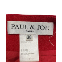 Paul & Joe Robe en Coton en Rouge