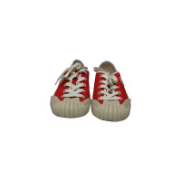 Acne Sneaker in Cotone in Rosso