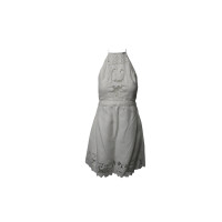 Zimmermann Kleid aus Leinen in Weiß