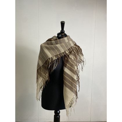 Agnona Scarf/Shawl Wool in Brown