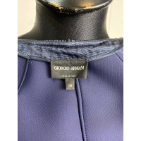 Giorgio Armani Jacket/Coat Viscose in Blue