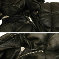 Saint Laurent Jacket/Coat Leather in Black