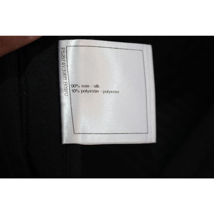 Chanel Veste/Manteau en Soie en Noir