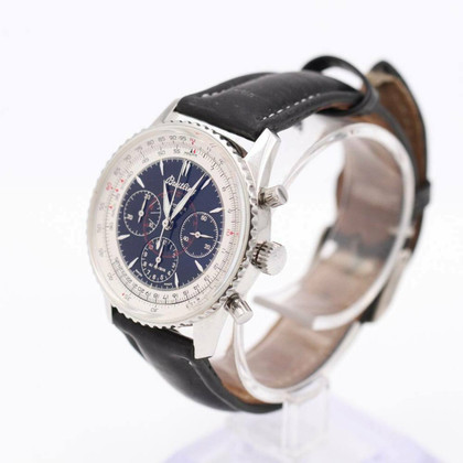 Breitling Navitimer  Montbrillant Datora Leather in Silvery