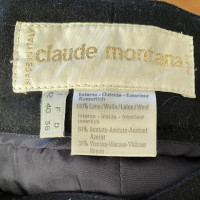 Claude Montana Rock aus Wolle in Schwarz