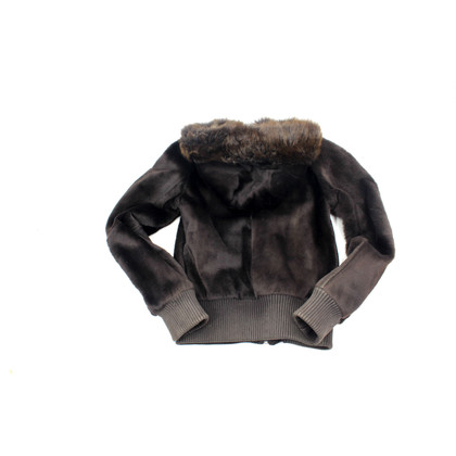 Sportmax Jacket/Coat Leather in Brown