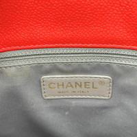 Chanel Grand  Shopping Tote Leather in Red