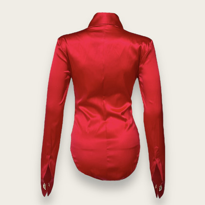 Dolce & Gabbana Oberteil aus Seide in Rot