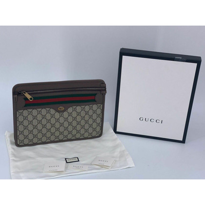 Gucci Clutch Bag in Brown
