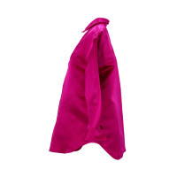 Balenciaga Oberteil aus Seide in Rosa / Pink