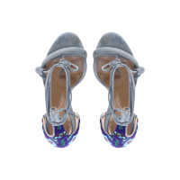 Etro Sandals Suede in Blue
