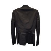 Gucci Jacke/Mantel aus Baumwolle in Schwarz