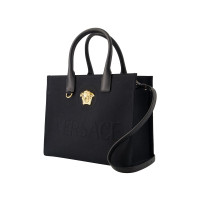 Versace Handbag Cotton in Black