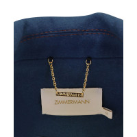 Zimmermann Giacca/Cappotto in Lana in Blu