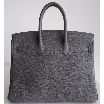 Hermès Birkin Bag 25 en Cuir en Gris