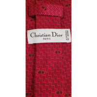 Christian Dior Accessori in Seta in Rosso