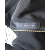 Roland Mouret Kleid aus Baumwolle in Schwarz