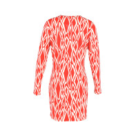 Diane Von Furstenberg Kleid aus Baumwolle in Rot