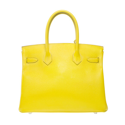 Hermès Birkin Bag 30 Leer in Geel
