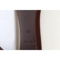 Louis Vuitton Pumps/Peeptoes aus Leder in Creme