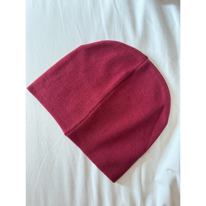 Balmain Cappello/Berretto in Cotone in Rosso