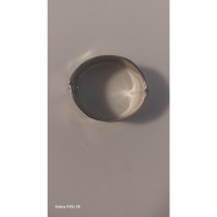Mcqueen, Alexander Armreif/Armband aus Stahl in Silbern