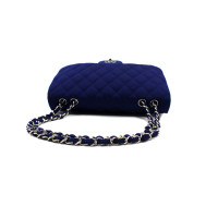 Chanel Flap Bag en Toile en Bleu