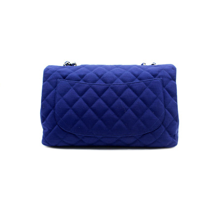 Chanel Flap Bag Canvas in Blauw