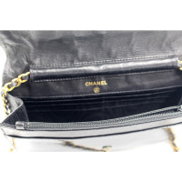 Chanel Wallet on Chain en Cuir verni en Noir