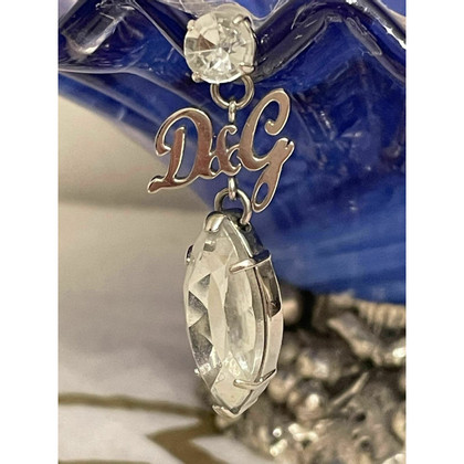 Dolce & Gabbana Ohrring aus Stahl in Silbern