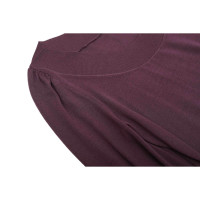 Alexander McQueen Kleid aus Wolle in Violett