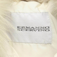 Ermanno Scervino Veste/Manteau en Blanc