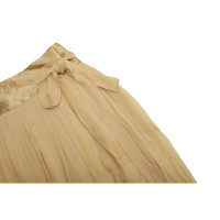 Diane Von Furstenberg Skirt Silk in Beige