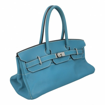 Hermès Birkin JPG Shoulder Bag in Pelle in Blu