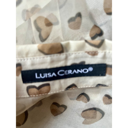 Luisa Cerano Top Silk in Cream