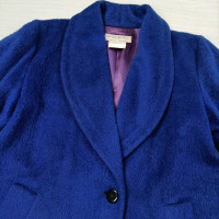 Yves Saint Laurent Giacca/Cappotto in Lana in Blu