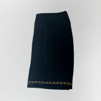 Chanel Skirt Suede in Black