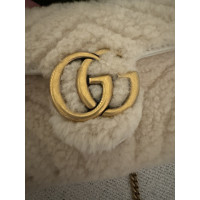 Gucci GG Marmont Flap Bag Normal in Bianco