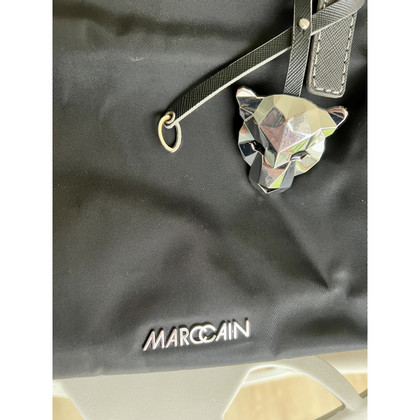 Marc Cain Handtasche aus Canvas in Schwarz