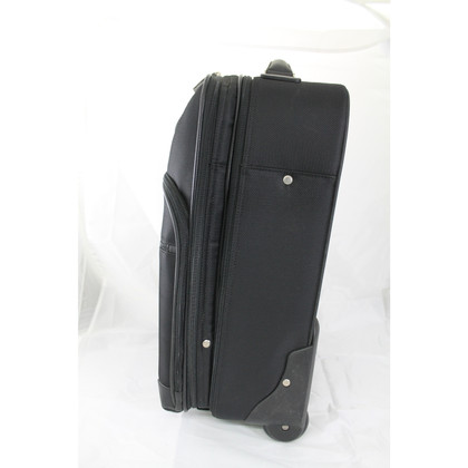 Borsalino Travel bag Canvas in Black