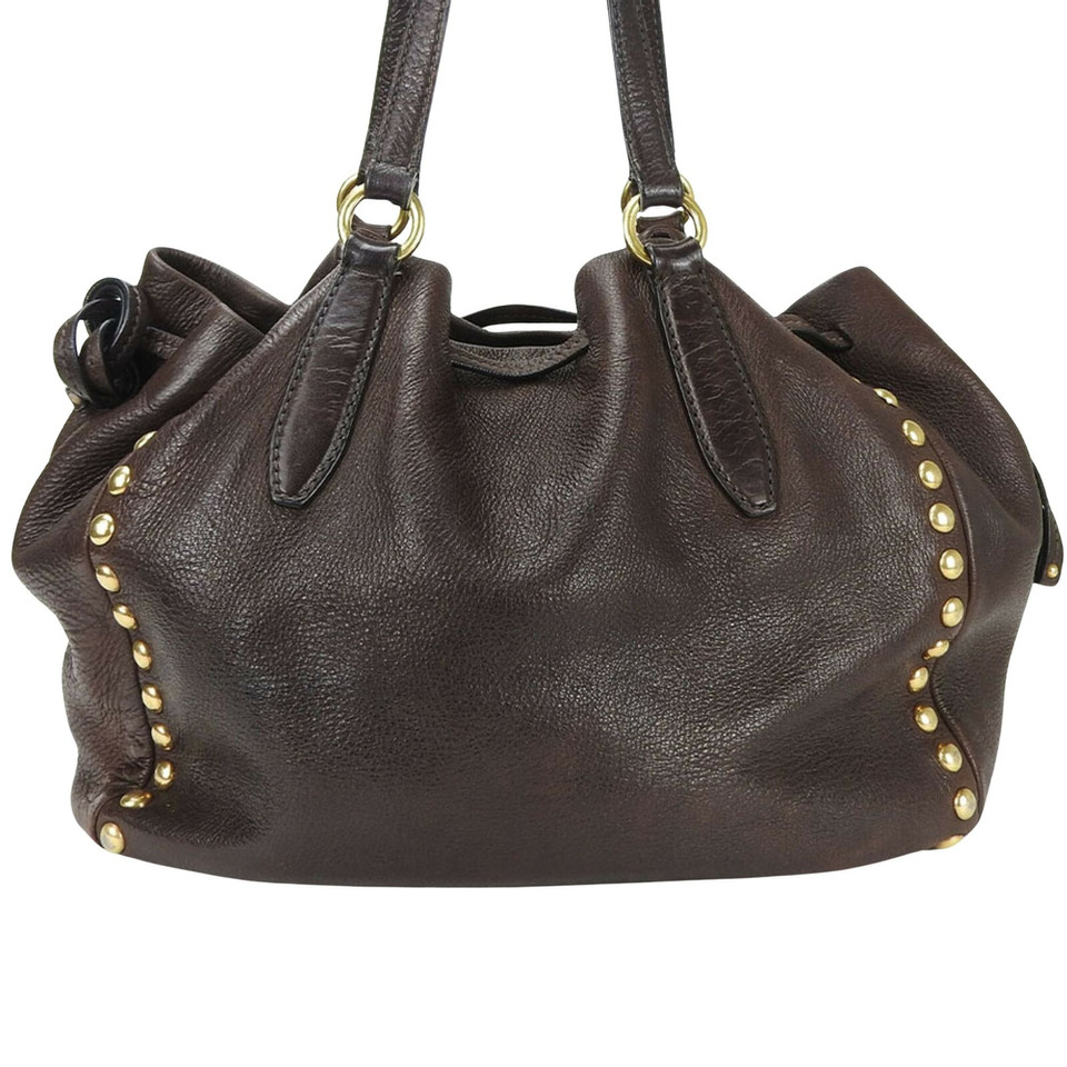 Miu Miu Tote bag Leather in Brown