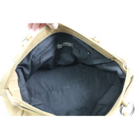 Emporio Armani Tote Bag aus Leder in Beige