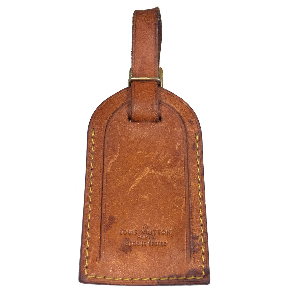 Louis Vuitton Address tag in Brown 