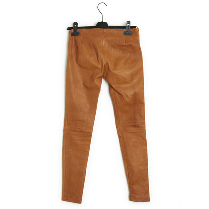 Jitrois Trousers Leather in Ochre