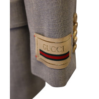 Gucci Blazer aus Wolle in Grau