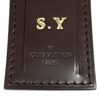 Louis Vuitton Address tag in dark brown 