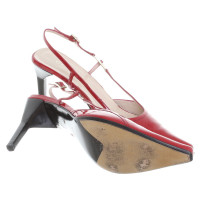 Gucci Patent Leather Pumps in Red