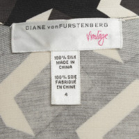 Diane Von Furstenberg Geometric print wrap dress