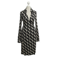 Diane Von Furstenberg Geometric print wrap dress